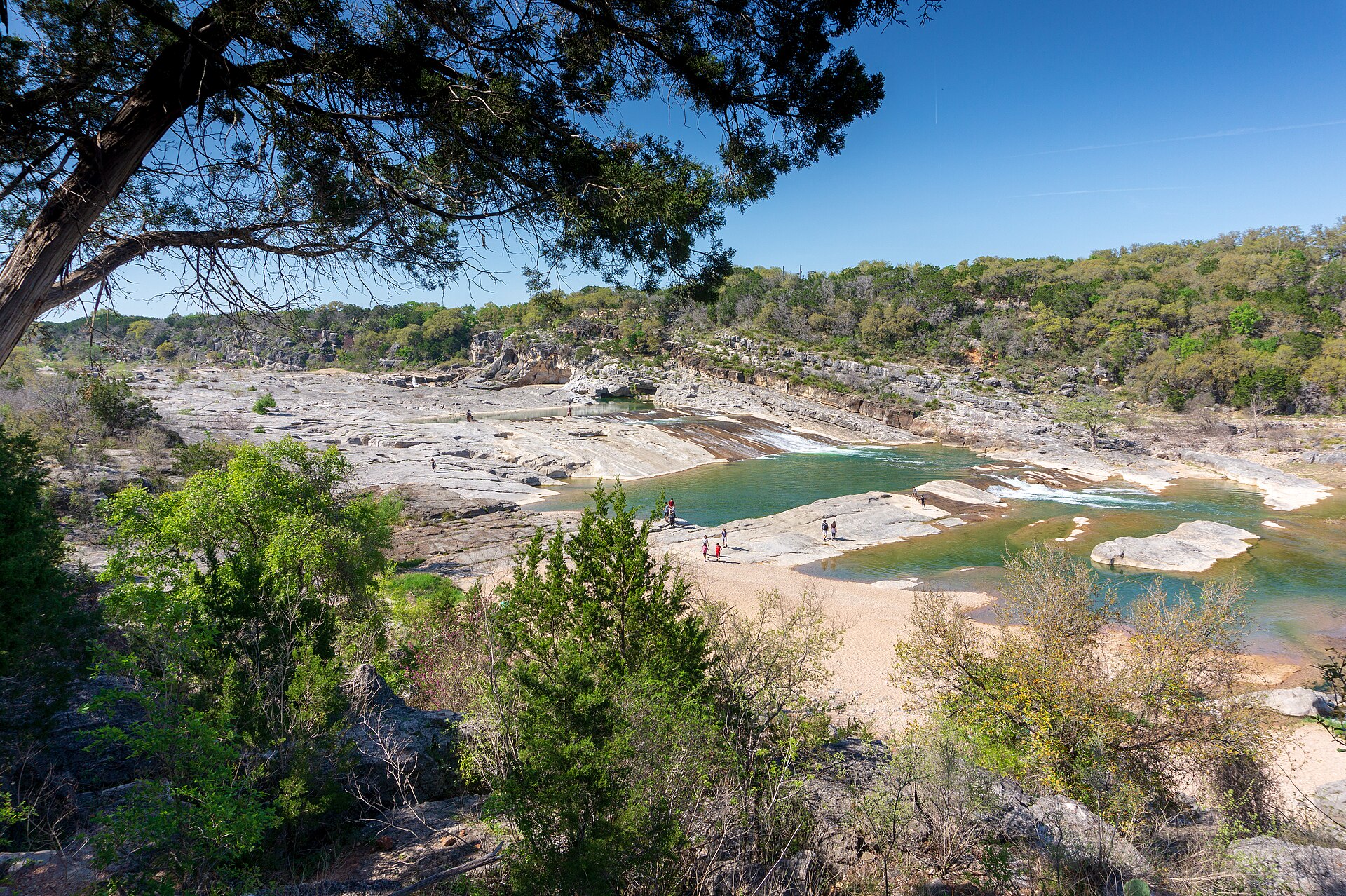 Pedernales River valley, Texas Hill Country
